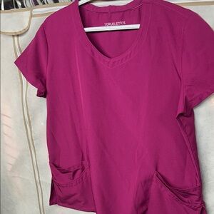 Women's Pink Scrub Top